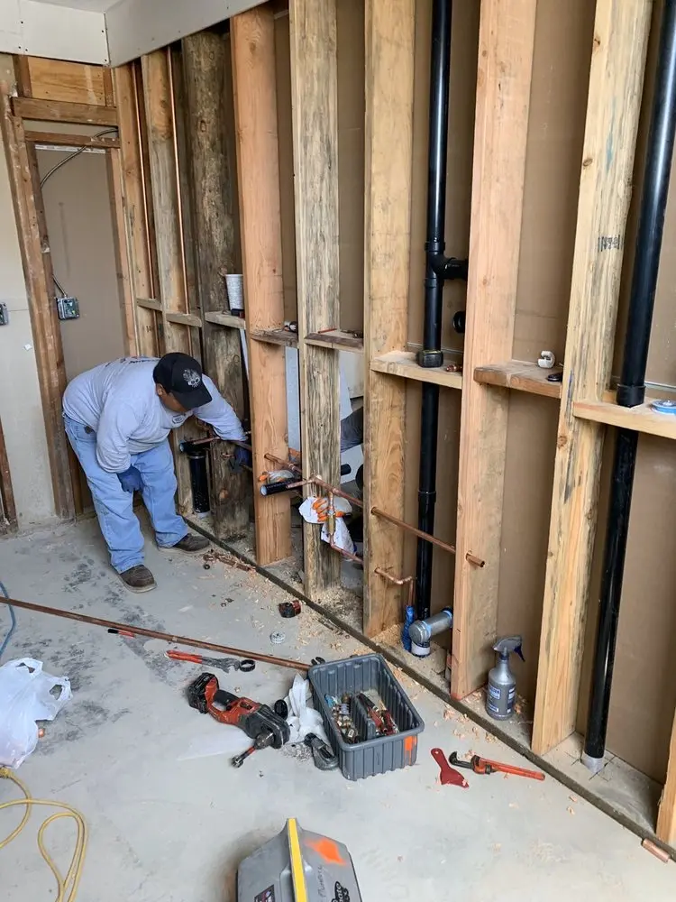 Commercial rough-in plumbing for Water Heater Replacement in Neshannock